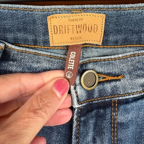 Driftwood Scandia Colette Women's Blue Embroidered Jeans - Picture 5 of 6